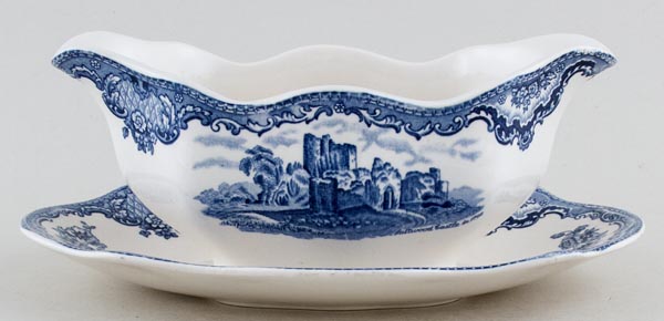 Sauce Boat with Fixed Stand Saltwood Castle c1950s